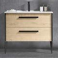 Helsinki 39,5", Vanité sur pied - Vick Oak