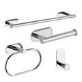 Rama, Ensemble de 4 accessoires fini chrome poli
