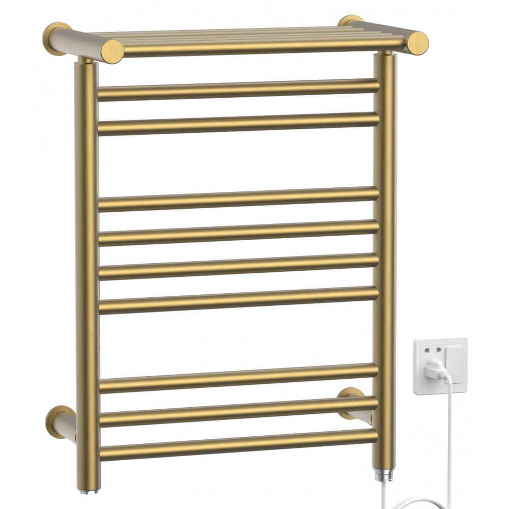 Chauffe-serviettes électrique mural or mat – Heat