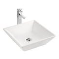 Wakato, Lavabo en porcelaine - Blanc