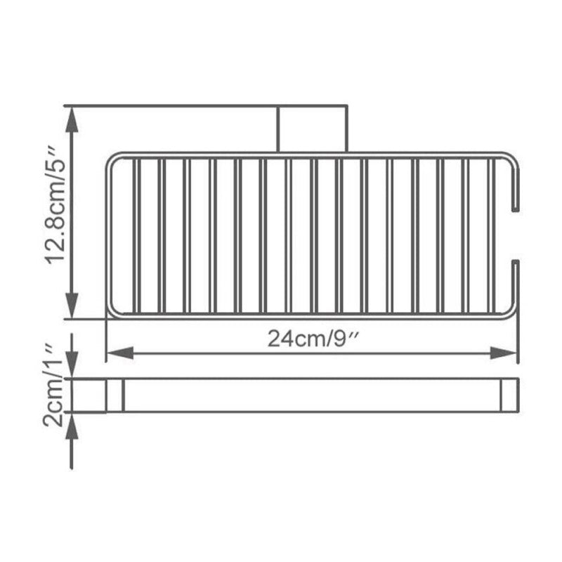 Porte-savon en acier inoxydable