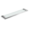Étagère en verre 24" fini chrome