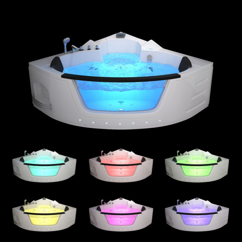 Vesta 62", Bain tourbillon et thérapeutique avec hydromassage et chromothérapie