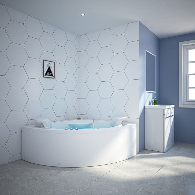 Lug 65", Bain tourbillon avec hydromassage et chromothérapie
