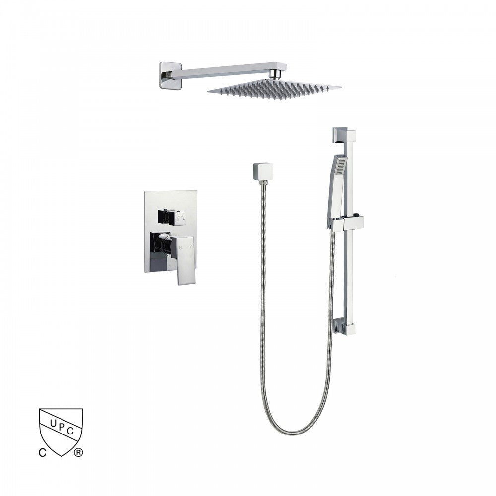 Ares, Robinet de douche chrome poli