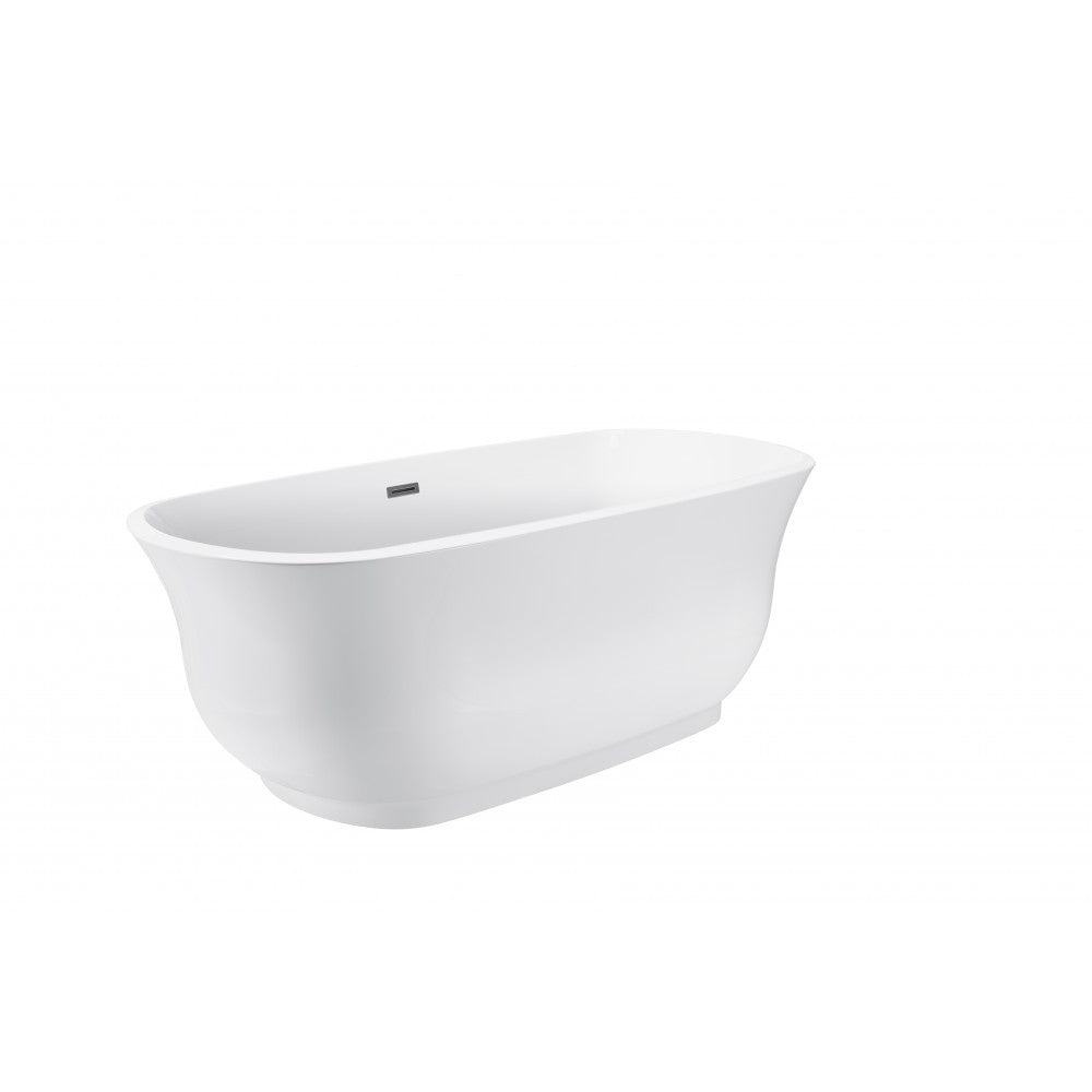 Bain autoportant 67 blanc lustré – Thalira