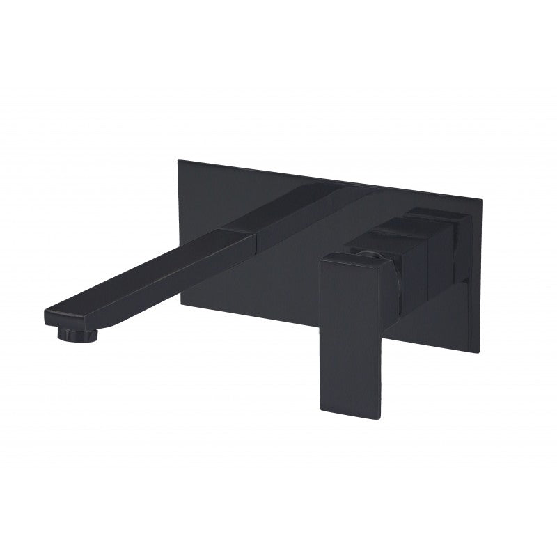 Ares, Robinet mural - Noir mat