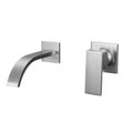 Déméter, Robinet de lavabo mural - Chrome poli
