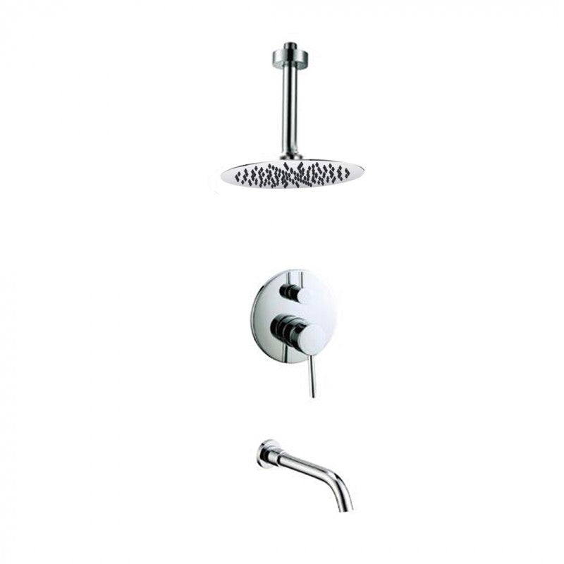 Kami, Robinet de bain et douche - Chrome poli