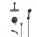 Kami, Robinet de bain et douche - Noir mat
