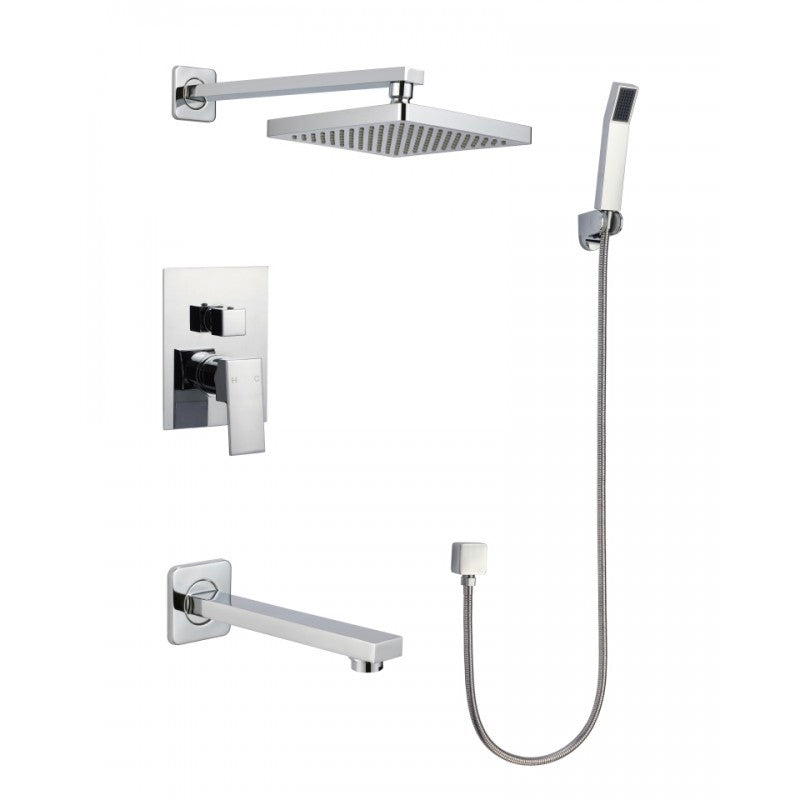 Ares, Robinet de bain et douche - Chrome poli