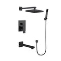 Ares, Robinet de bain et douche - Noir mat