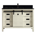 Saga 48" bois massif, Beige antique