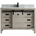 Saga 48" bois massif, Gris antique
