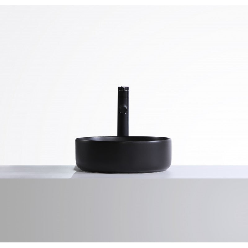 Epona "14, Lavabo rond - Noir