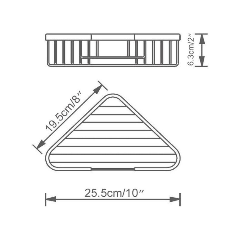 Panier en acier inoxydable fini noir mat