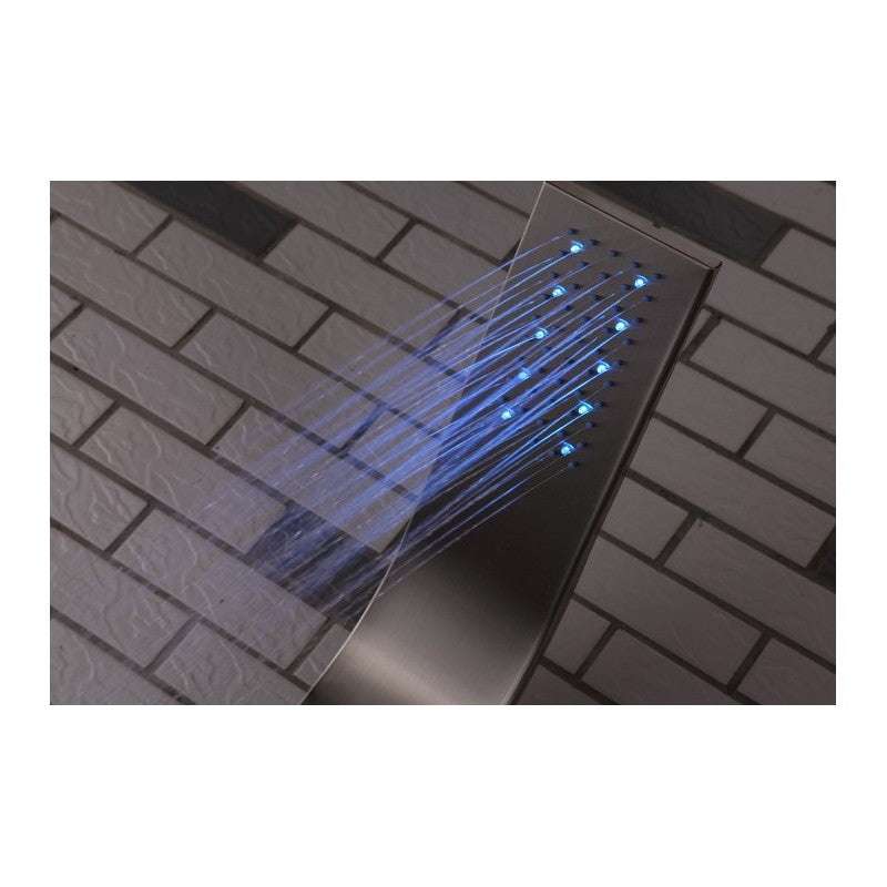 Éos, Colonne de douche - Chrome avec LED