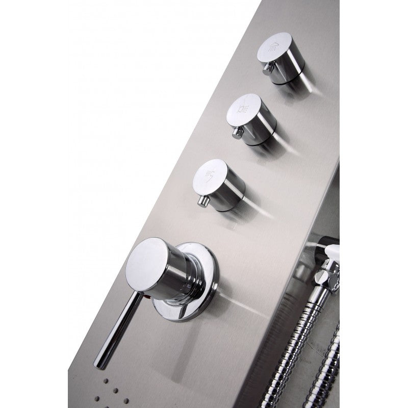 Éos, Colonne de douche - Chrome avec LED
