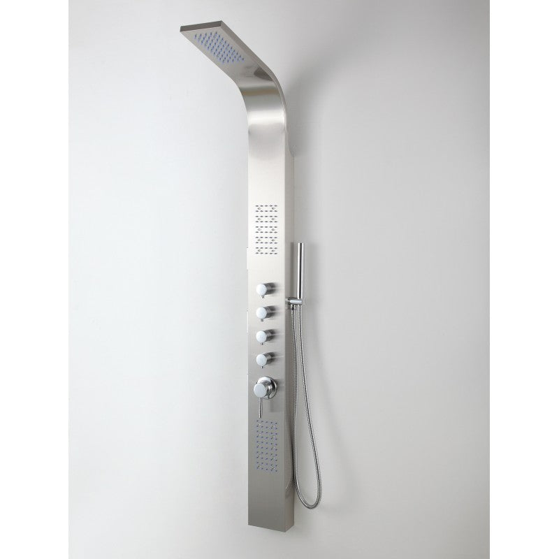 Éos, Colonne de douche - Chrome avec LED