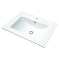 Blanco, Lavabo en porcelaine semi-encastré
