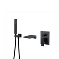Hermes, Robinet de baignoire mural - Noir mat
