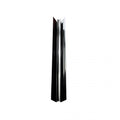 Moulure de coin intérieur noire pour murs PVC 4mm