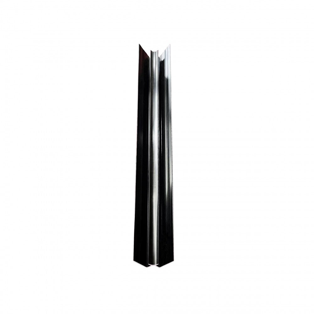 Moulure de coin intérieur noire pour murs PVC 4mm