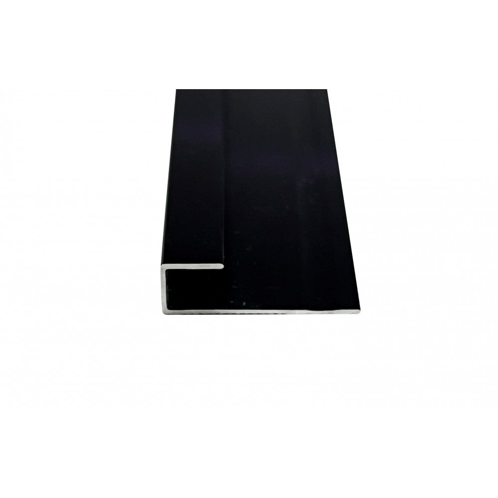 Moulure de finition noire mur 4mm