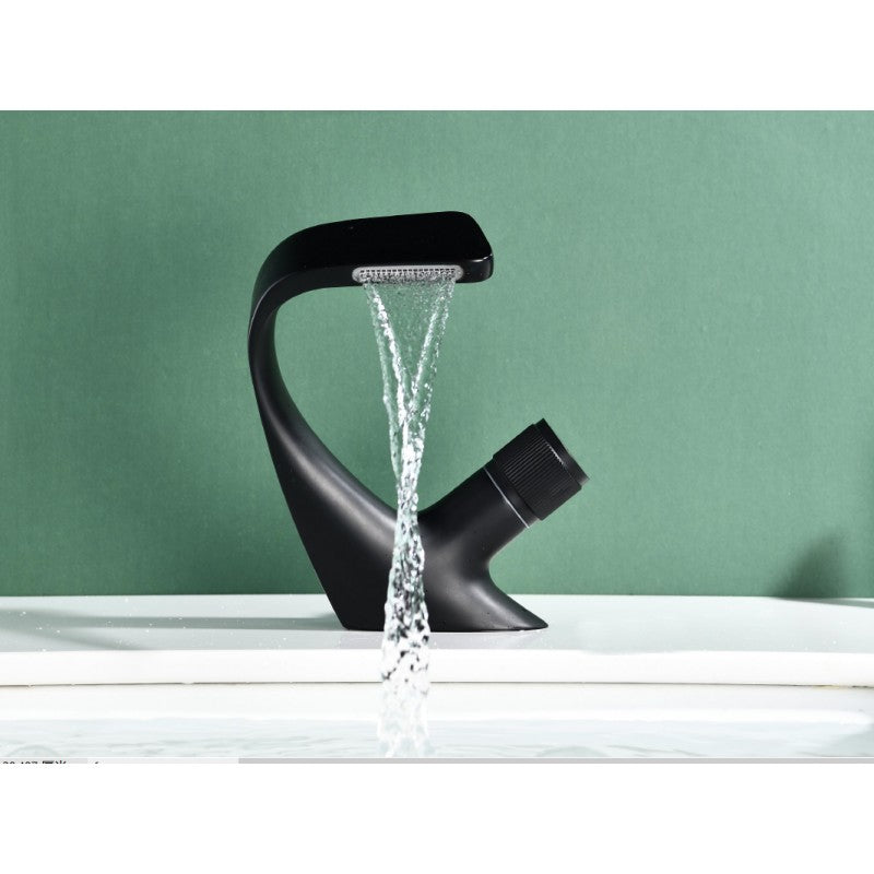 Kaa, Robinet de lavabo - Noir mat