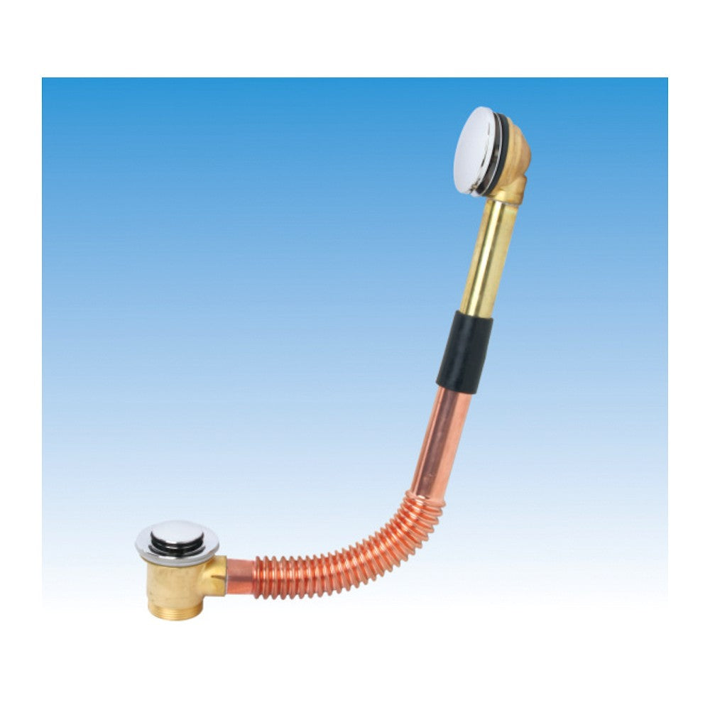 Drain de bain fini chrome