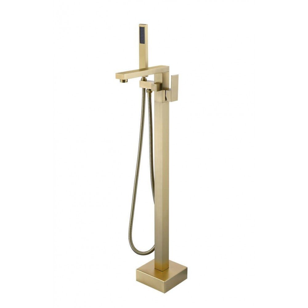 Ares, Robinet de bain sur pied - Or brossé