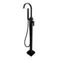 Déméter, Robinet de bain sur pied - Noir mat