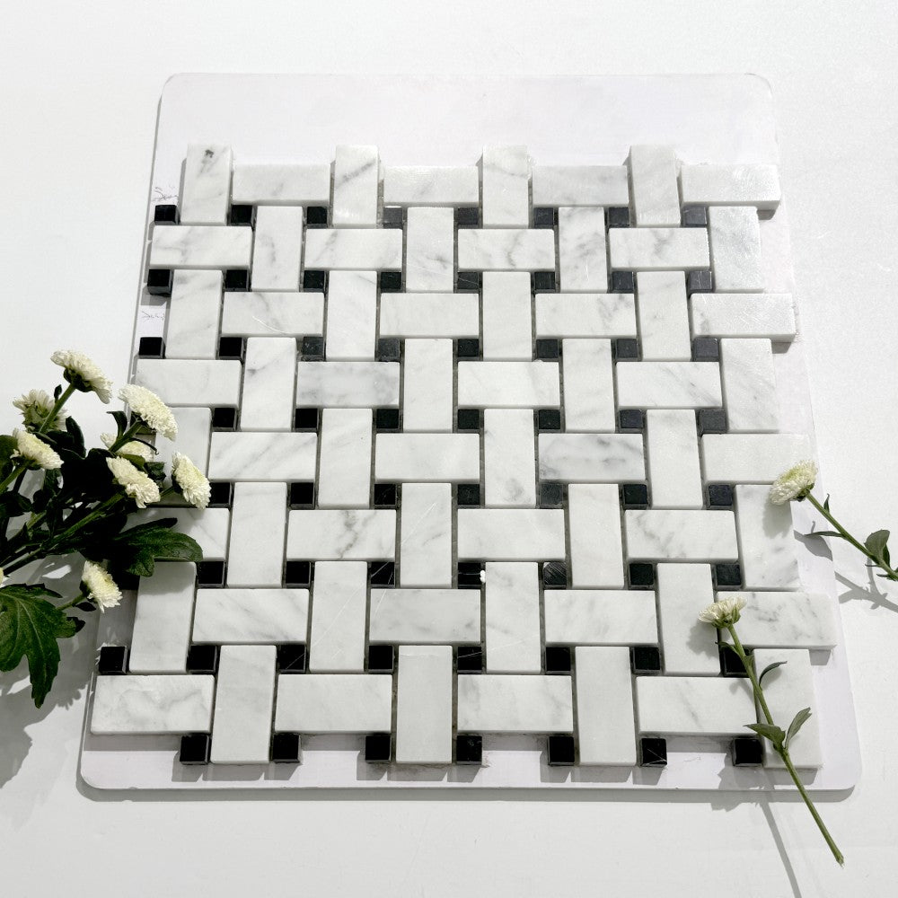 Panier Calacatta, mosaïque