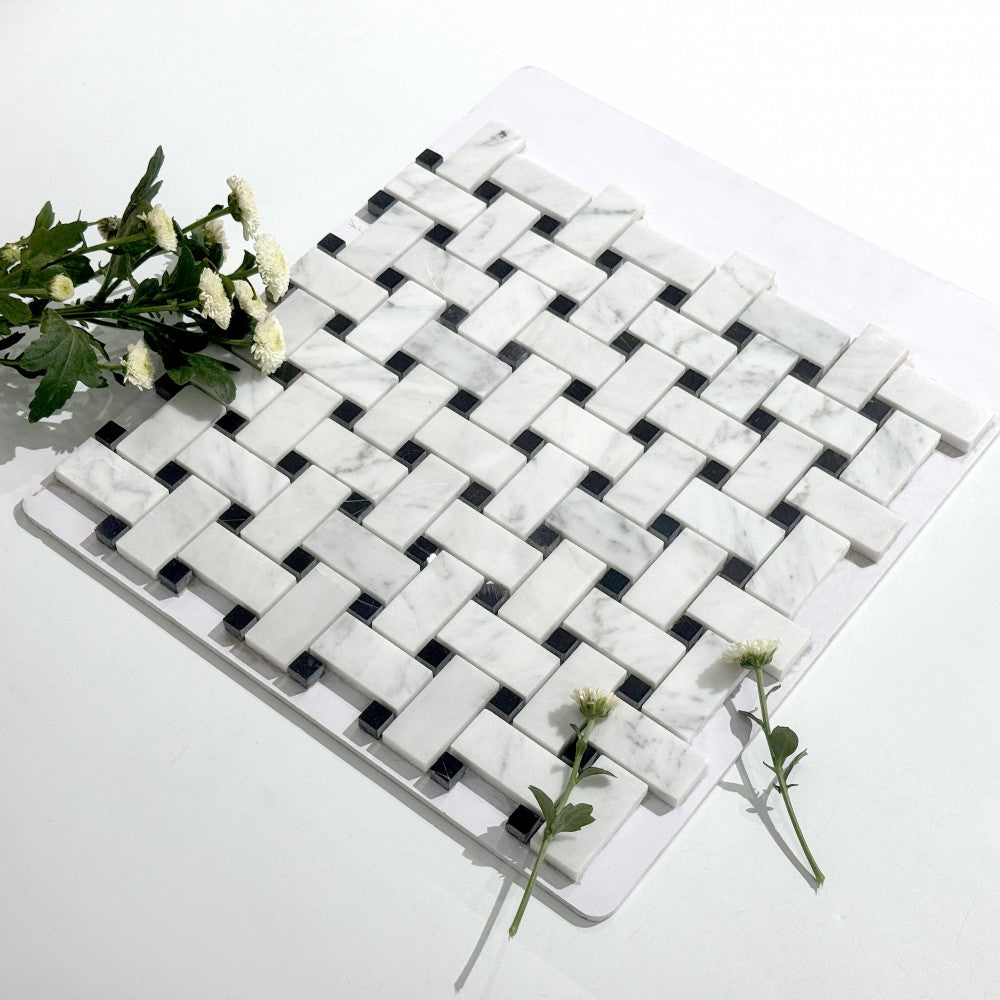 Panier Calacatta, mosaïque