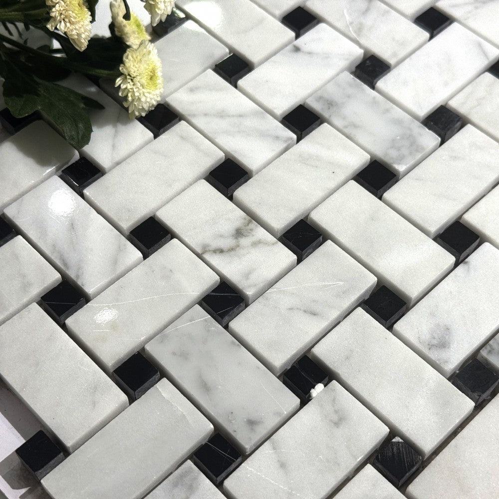 Panier Calacatta, mosaïque