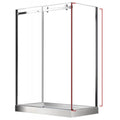 Lugus 36", Verre de douche côté latéral