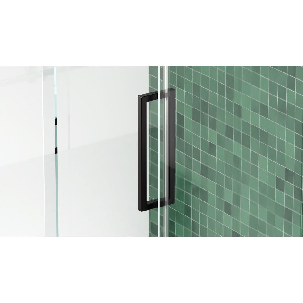 Lwidgi, Porte de douche noire - Grandeur: 60''