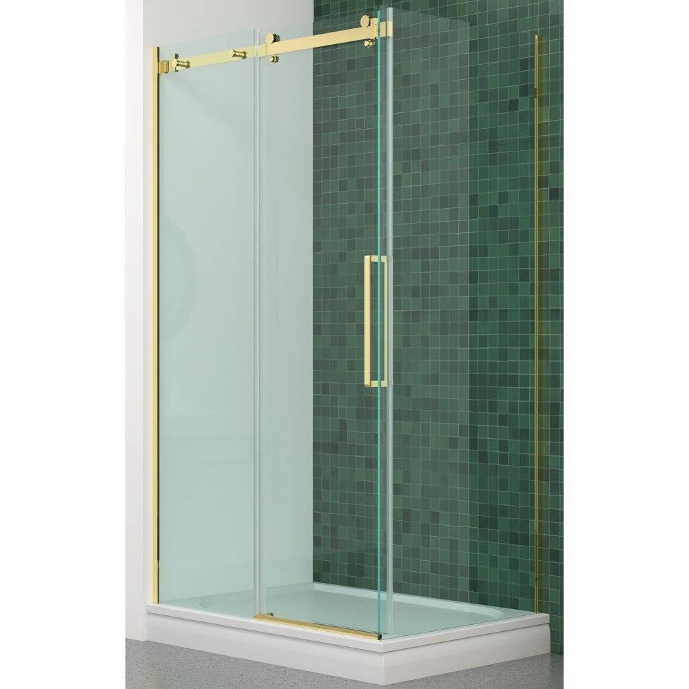 Lwidgi, Porte de douche fini or - Grandeur: 60''