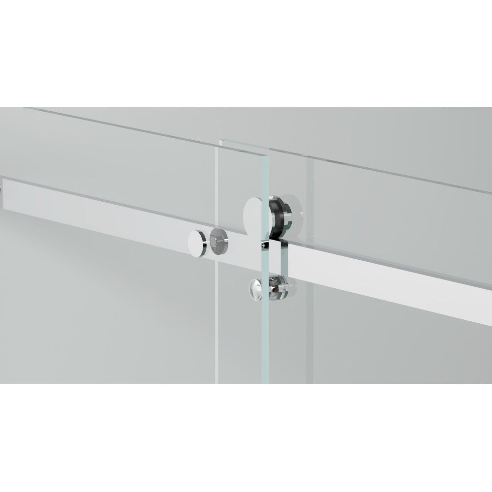 Mikotos, Porte de douche chrome - Grandeur: 60''