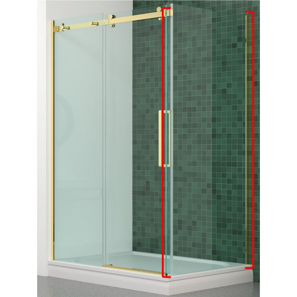 Mikotos, Porte de douche or mat - Grandeur: 32"