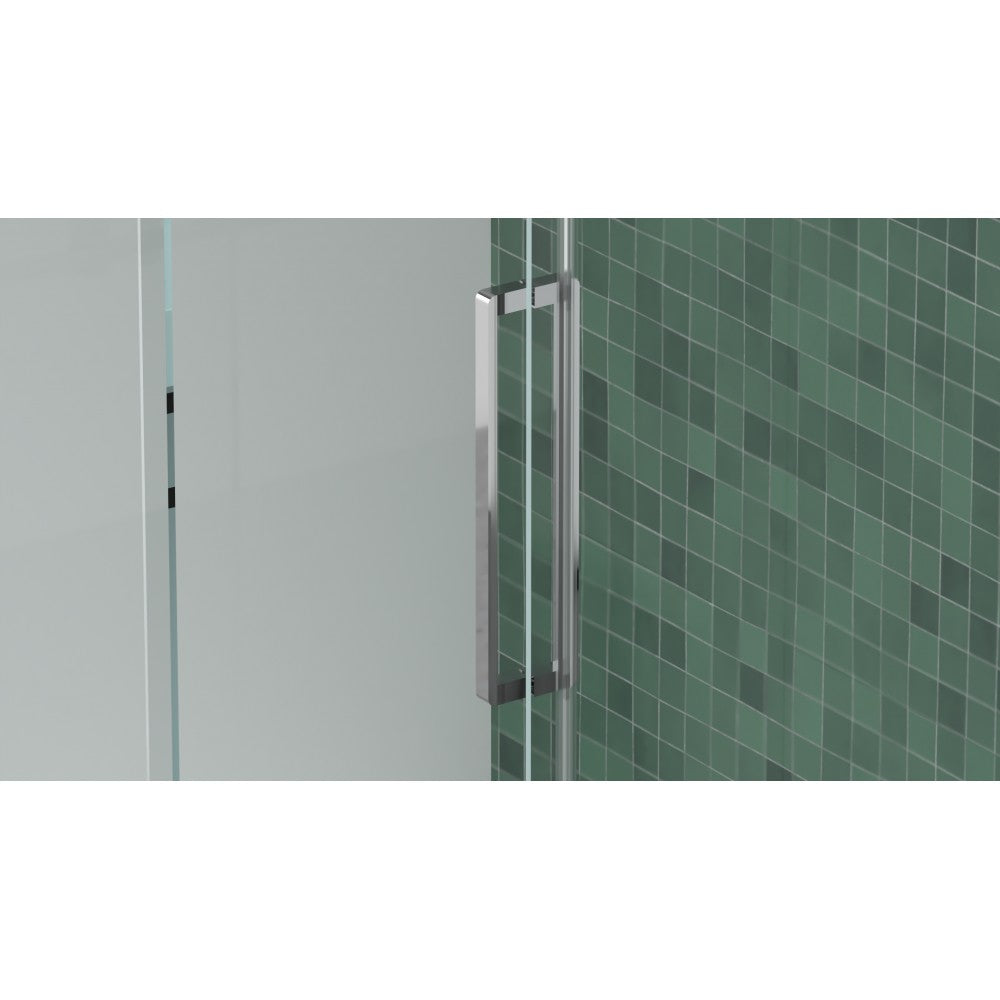 Myo, Porte de douche chrome - Grandeur: 48''