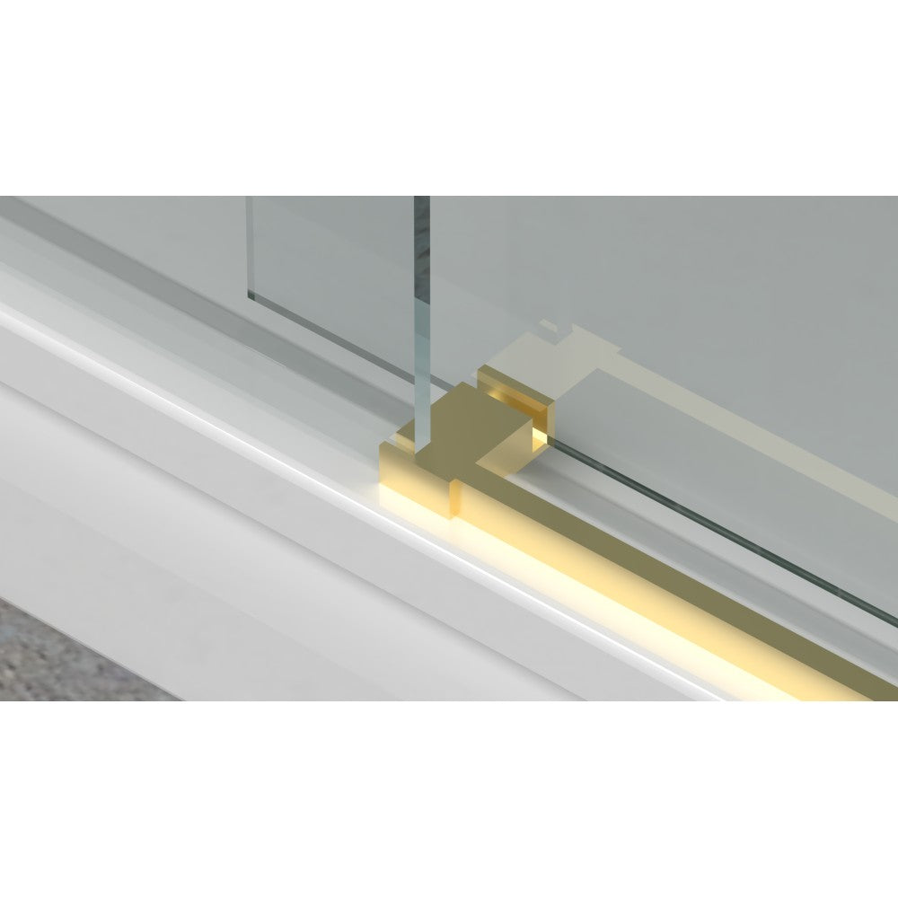 Myo, Porte de douche or mat - Grandeur: 48''