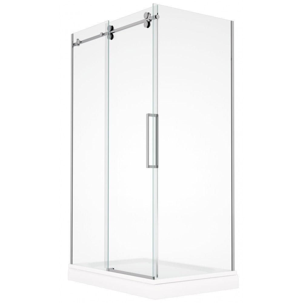 Myo, Porte de douche chrome - Grandeur: 60''