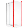 Myo, Porte de douche chrome - Grandeur: 32"