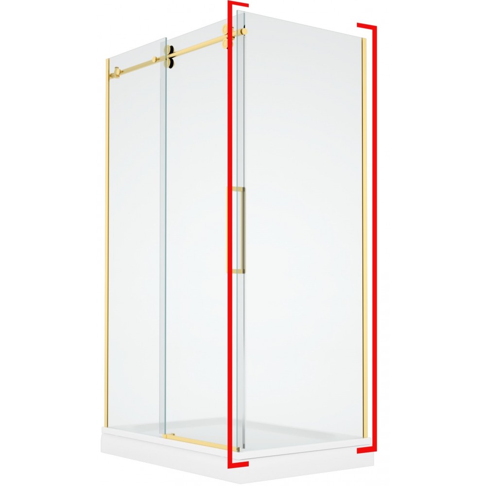Myo, Porte de douche or mat - Grandeur: 32"