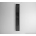 Niche de douche SMC 14 × 96 - Noir, 4 sections