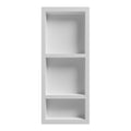 Niche de douche SMC 16×39 - Blanc lustré 3 sections