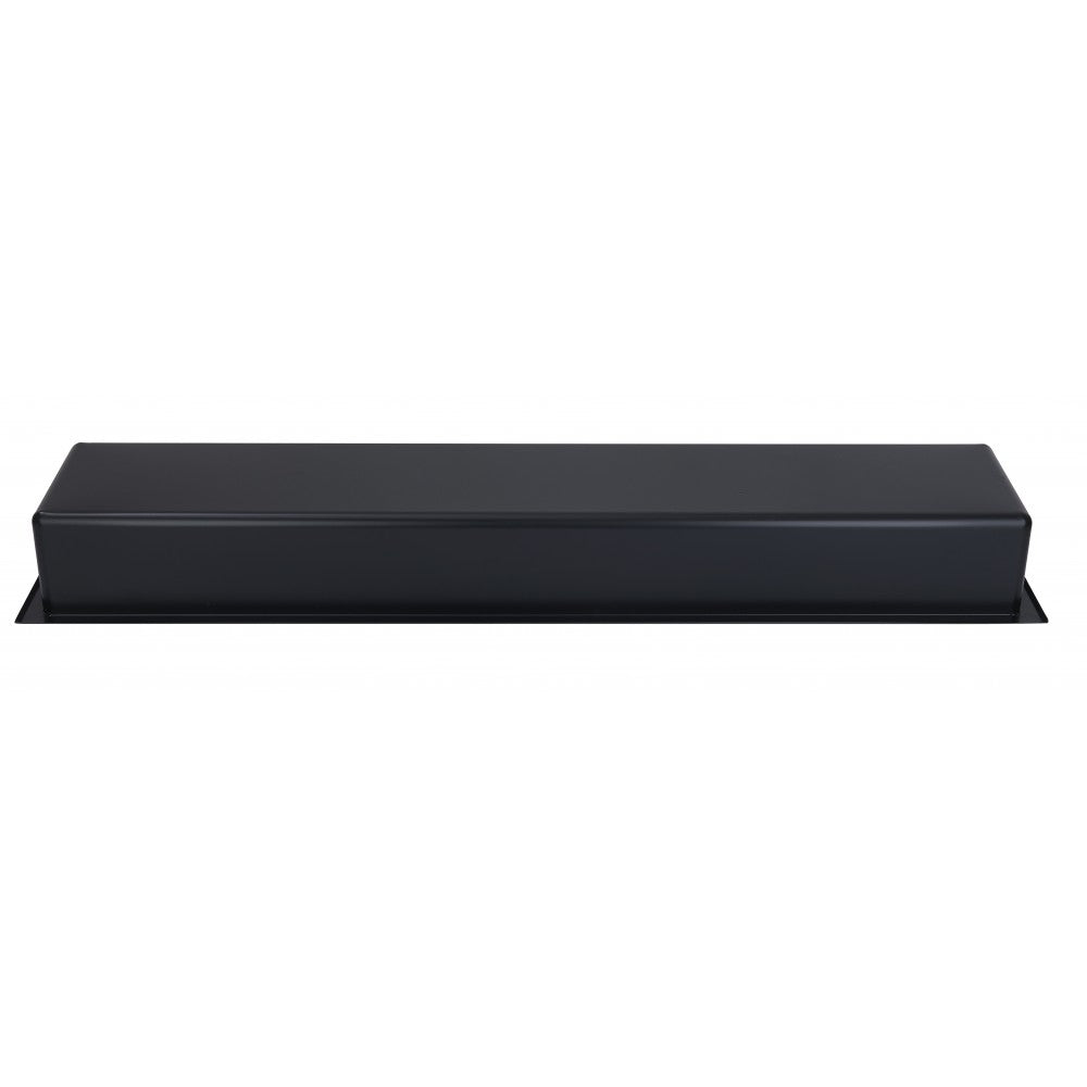 Niche de Douche 8x36, 3 sections noir mat