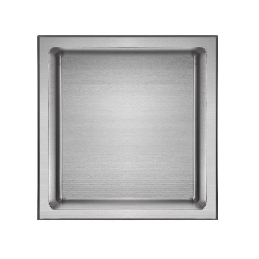 Niche de Douche 12x12, fini nickel brossé