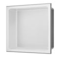 Niche de Douche 12x12 fini blanc mat